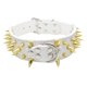 thumbnail image 1 of Collar de perro mascota arnés tachonado cuero de imitación punk remache collar de perro pu puntas afiladas suministros para perros, METRO Yuyangstore  collar de cachorro, 1 of 4