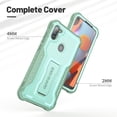 thumbnail image 5 of ExoGuard For Samsung Galaxy A11 Case, Phone Case with Screen Protector and Kickstand (Green), 5 of 7