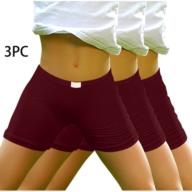 Odeerbi 3-14 Años Niñas 3 Pcs Algodón Pantalones Cortos Verano Seguridad Bajo Vestido Slip Pantalones Cortos Encaje Yoga Danza Pantalones Cortos Cintura Elástica