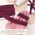 thumbnail image 4 of Uxcell Sewing Fringe Trim, 14 Yards 1 Inch Tassel Trim Polyester Fringe Tassel Lace Trim Ribbon for Clothes Accessories DIY Sewing Crafts Decoration, Wine Red, 4 of 6