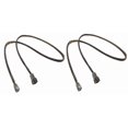 thumbnail image 1 of 36 Inch 3-Pin Black Sleeved Computer Case Fan Male to Female Extension Cable (2-Pack), 1 of 3
