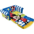 thumbnail image 4 of Marshmallow Furniture Canapé-Lit en Mousse 2-en-1 pour Enfants à Ouverture Rabattable, Mickey Mouse, 4 of 5