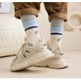 thumbnail image 6 of Cozy & Cute Crew Socks for Boys, Thermal Mid-Calf Socks, 5 Pairs of Warm Fleece-lined Cotton Socks, Fits 1-12 Years, 6 of 7