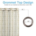 thumbnail image 2 of Haperlare Moroccan Linen Curtain Rod Pocket Light Filtering Curtains for Living Room Bedroom, 52 W x 84 L 2 Panels Set Taupe, 2 of 5