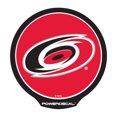 thumbnail image 1 of PowerDecal PWR8001 Decal NHL (R) Series Carolina Hurricanes Logo; Backlit LED; Round; Red/ Silver/ Black/ White; Black Plastic; 4.5 Inch Diameter, 1 of 3
