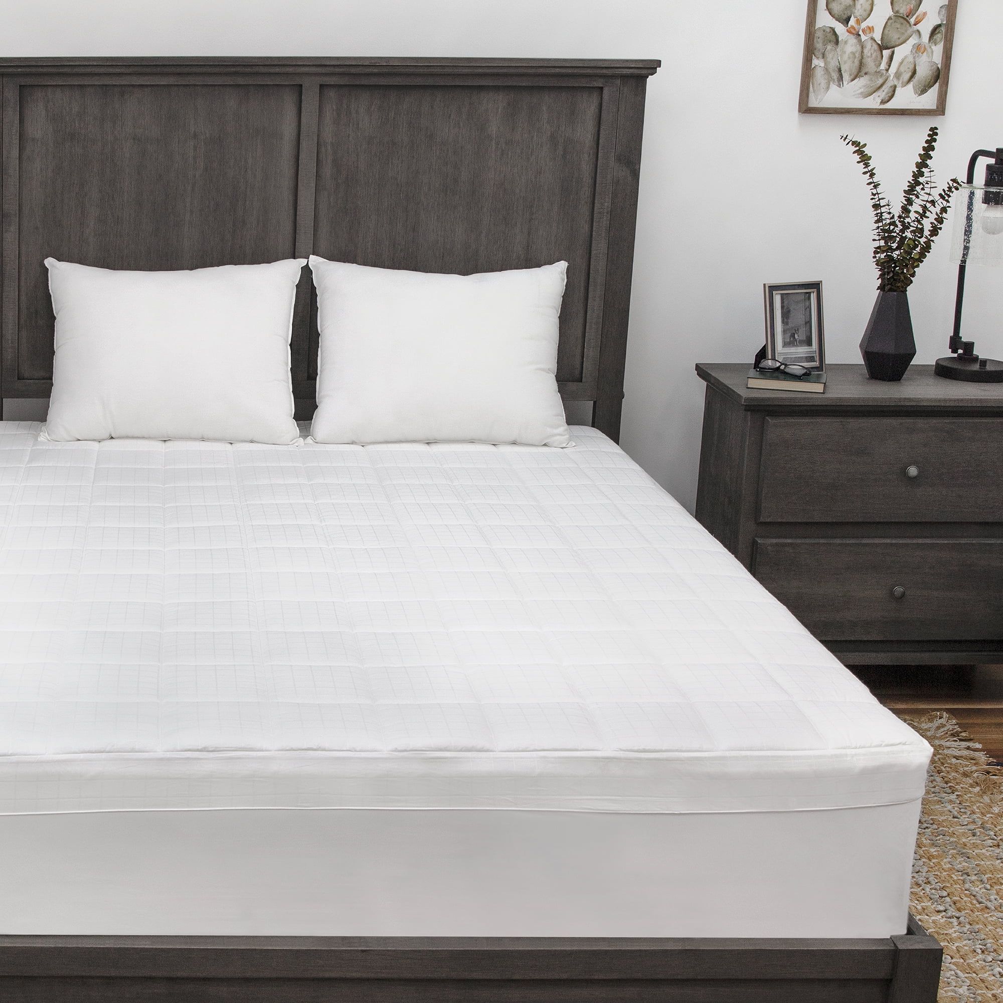 BioPEDIC Luxury EuroTop Antimicrobial Twin Mattress Pad
