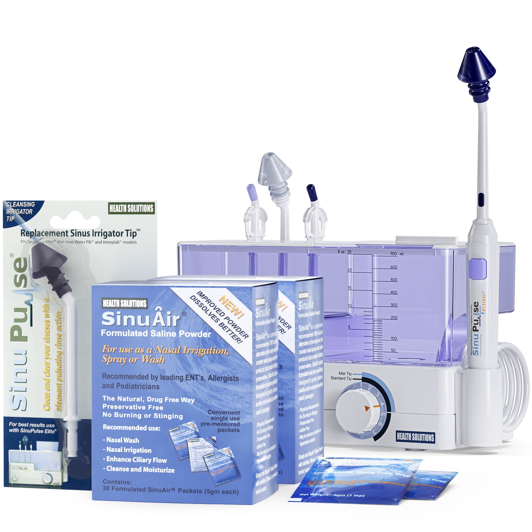 Buy SinuPulse Elite Advanced Nasal Sinus Irrigation System with 60