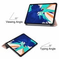 thumbnail image 4 of Allytech Case for Apple iPad Pro 12.9-Inch 2020 Model 4th Generation (NOT for 2018 Model), Compatible with Apple Pencil Cover with Auto Wake/Sleep Slim Stand Folio Full Protection, Rosegold, 4 of 8