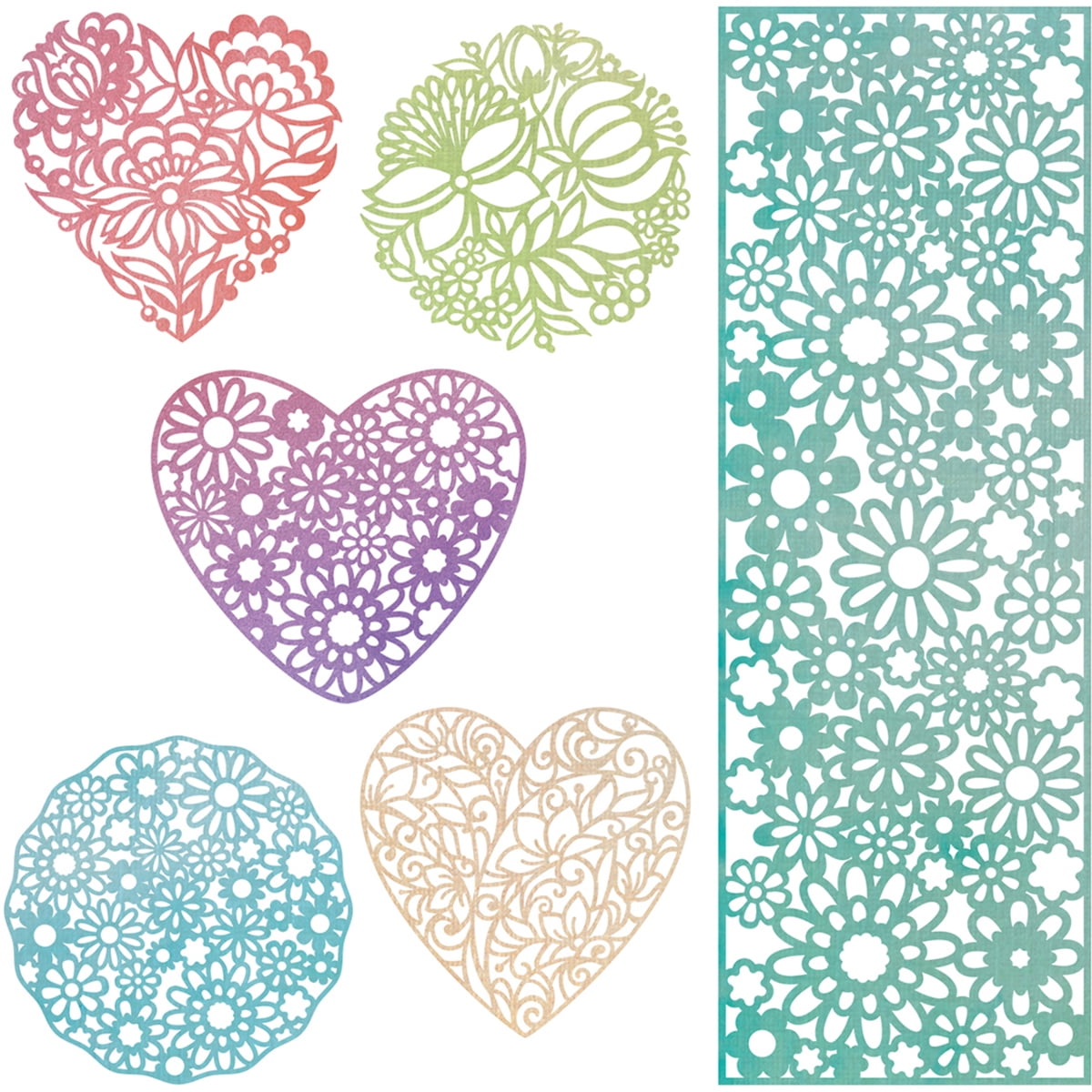 Ultimate Crafts L'Aquarelle DieCut Cardstock Shapes