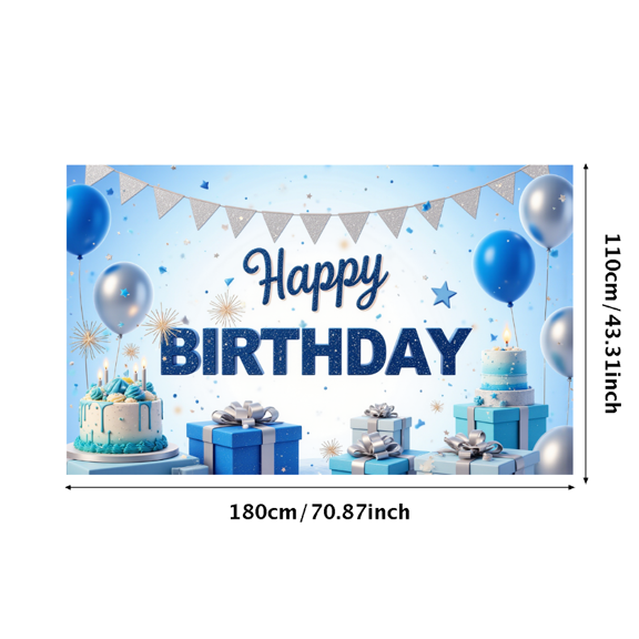 Yatrandify Colorful Design Happy Birthday Banner Decorative Elements Celebration Decor Star Theme for Birthday Party Indoor Decoration Photo Shoot