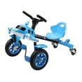 thumbnail image 4 of Drifting Go Kart Ride en juguete Ajustable al aire libre Práctico Classic Electric Go Kart Scooter para niños para niños de más de 6 años niños niños Azul, 4 of 8