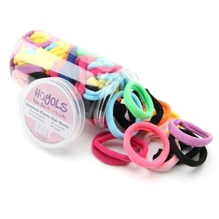 HOYOLS Baby Hair Ties Hair Rubber Bands for Toddler Infants Kids Girls Thin  Small Hair Elastics TPU 1500 Piece Pack 1500 Count (Pack of 1)  2.Multi-Color 1500 pcs 