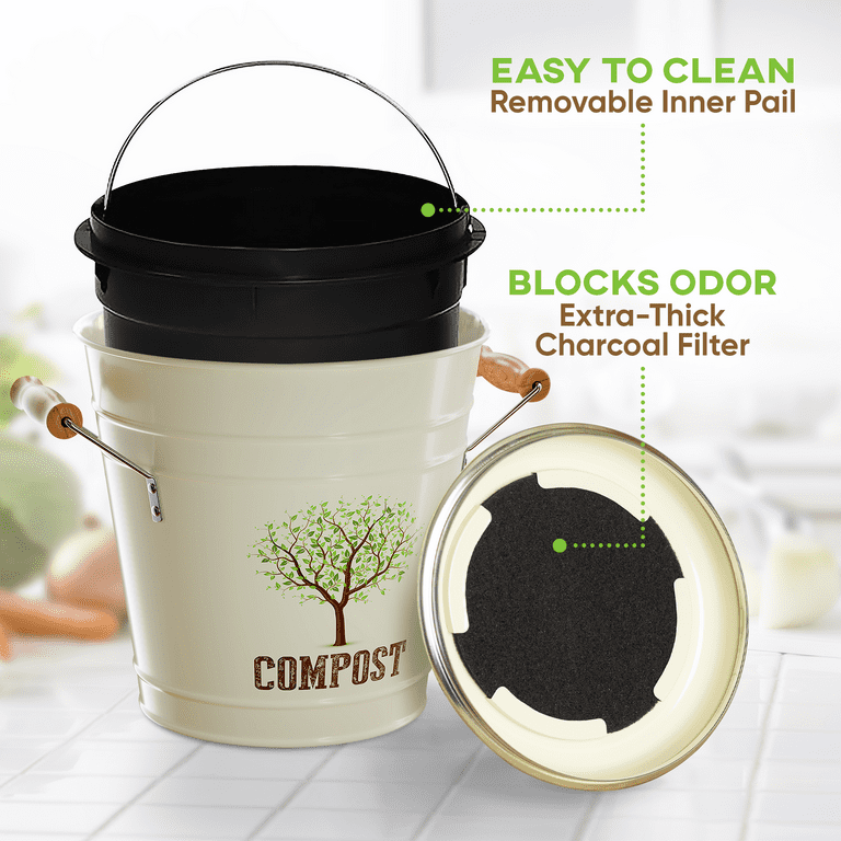 16 Pieces Compost Bin Bucket Filter Replacement Deodorant Home