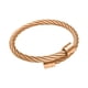thumbnail image 2 of Pulsera de acero de aleación de titanio con detumescencia, pulsera abierta para hombres y mujeres., 2 of 5