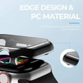 thumbnail image 2 of 16 Pack Compatible Apple Watch Case with Tempered Glass Screen Protector,Edge Full Coverage Hard PC Cover（White Rose+Black Silver，42mm）, 2 of 7