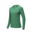 thumbnail image 2 of WBQ Hooded UPF 50+ Sun Protection T Shirts Long Sleeve Athletic Shirts, 2 of 8