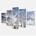 thumbnail image 2 of Cloudscape in White Winter Terrain - Landscape Canvas Art Print, 2 of 3
