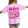 thumbnail image 3 of Godom Girls' Tees Short Sleeve Crewneck T-Shirt Tee Kids Summer Tops, 3 of 7