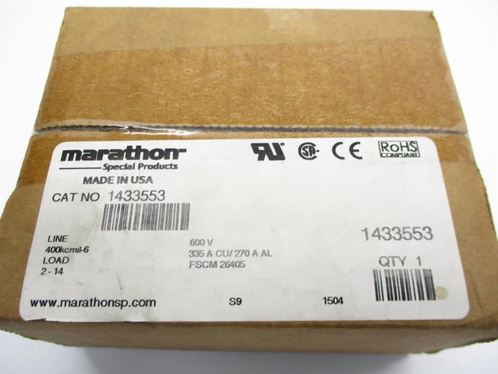 MARATHON 1433553 600V 335A NSFS