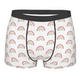 thumbnail image 4 of Goofa Rainbow Printed Men's Boxer Briefs Underwear, Moisture-Wicking Underwear, Trunk,Soft and Breathable Cotton Underwear-Small, 4 of 9