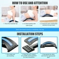 thumbnail image 5 of XIRQI Back Stretcher for Pain Relief,Multi-Level Back Cracker Lower Back Pain Relief Device,Lumbar Support Spine Board with 3 Adjustable Settings for Bed,Chair & Car with Massager, 5 of 5