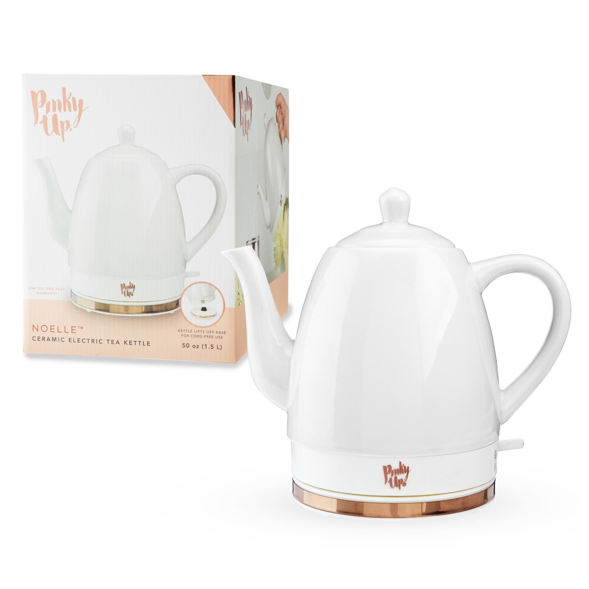 Pink Up Noelle Electric Tea Kettle, Gooseneck Kettle, Hot Water