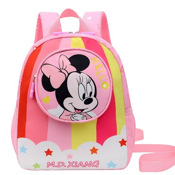 Mochila Escolar De Mickey Y Minnie Para Ninos Y Ninas Ligera De Dibujos Animados Bolsa De Viaje Linda Unicornio Walmart en linea