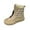 Khaki, variant on Women's Snow Boots Retro Versatile Soft Soled Thick Velvet High Top Warm Shoes for Autumn and Winter
