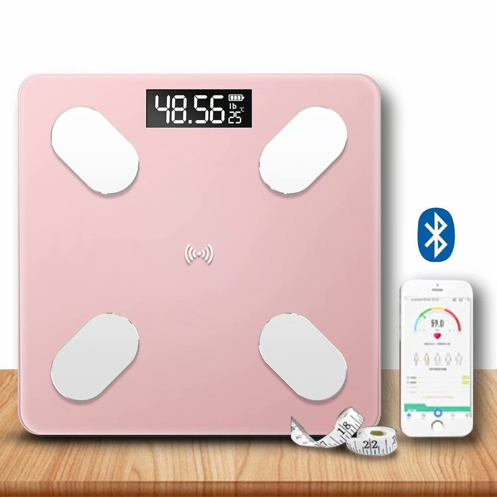 Body Fat Bathroom Weighing Scales Digital BMI Smart Bluetooth Weight 