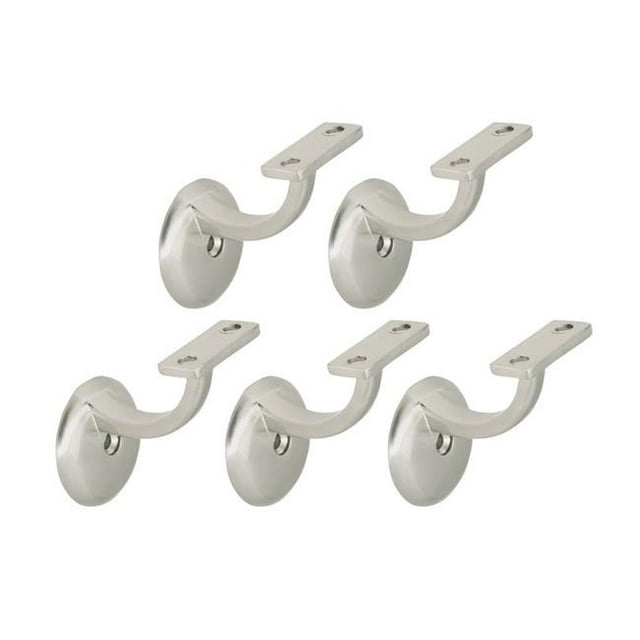 Design House 182030 Jumbo Main Courante Support&44; Nickel Satiné - Pack de 5
