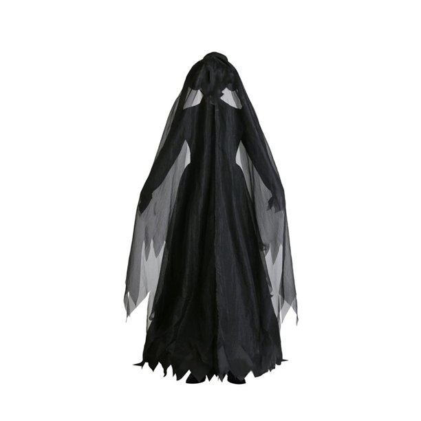 Capa de Halloween, disfraz de diablo, capas medievales con capucha suaves y aterradoras para carnaval SG