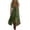 Green, variant on Women's Boho Dress V Neck Lace Up Slip Dress with Lace Trim Flowy Smocked Waist Maxi Dress Renaissance Festival Sundress Mint Green 2XL