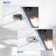thumbnail image 4 of Cubierta de manija de interruptor de extracción de techo rígido Unique Bargains para Jeep Wrangler JL JLU 2018-2023 Tono plateado 6 piezas, 4 of 7