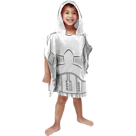 Star Wars Stormtrooper Kids Bath/Pool/Beach Hooded Poncho - Super Soft ...