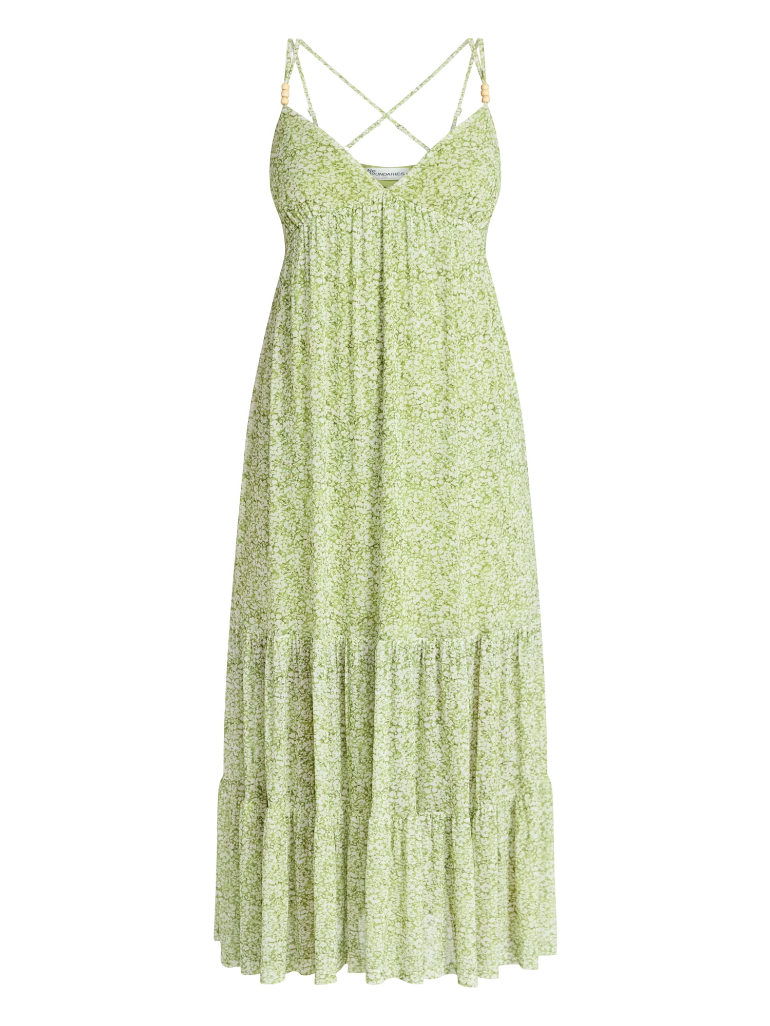 No Boundaries Tiered Maxi Dress, Women's XXS-XXL