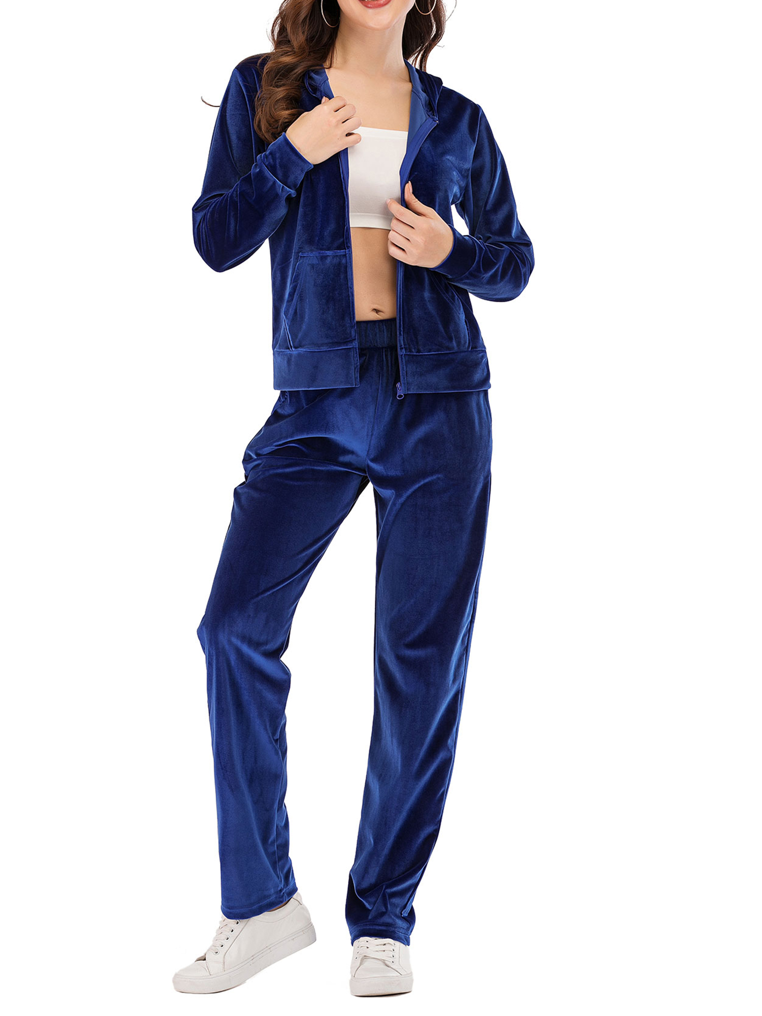 old lady velour tracksuit