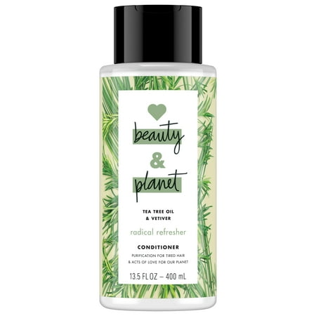 Fabric Refresher Tea Tree - Love Beauty And Planet Radical Refresher Tea Tree Conditioner, Tea Tree Oil & Vetiver 13.5 oz