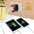 thumbnail image 5 of SIIG Fast Charging USB Wall Charger & Car Charger Bundle Pack White ACPW1A22S1, 5 of 10