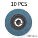thumbnail image 4 of Compartimentos para discos │ azul │ 10 piezas │ Ø 125 mm │ grano 80 │ Acero inoxidable │ Discos abrasivos │ Discos de láminas，T-Audace STOL, 4 of 5
