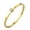 Yellow Gold, variant on Womens Girls Stainless Steel Bangle Shiny Bling Cubic Zirconia Diamond Metal Cuff Bracelet, Yellow Gold