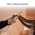 thumbnail image 2 of Hair Cutting Scissors Shears/Thinning/Set, CIICII 8 Pcs Professional Hairdressing Scissors Set-Silver, 2 of 8