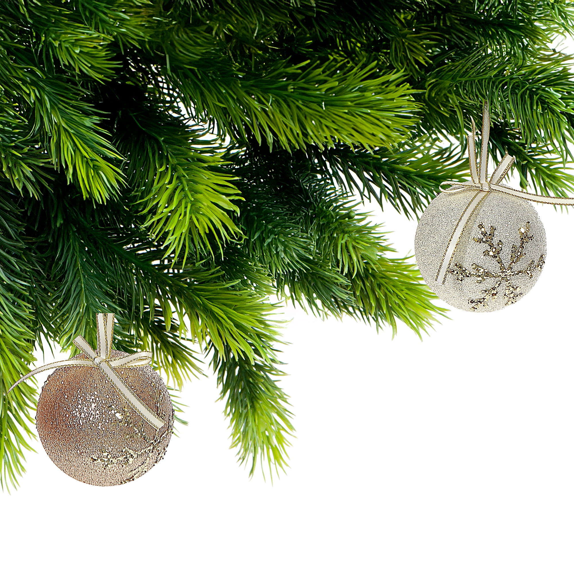 Snowflake Ball Ornament (Asstd) (12/Disp) - Set of 12