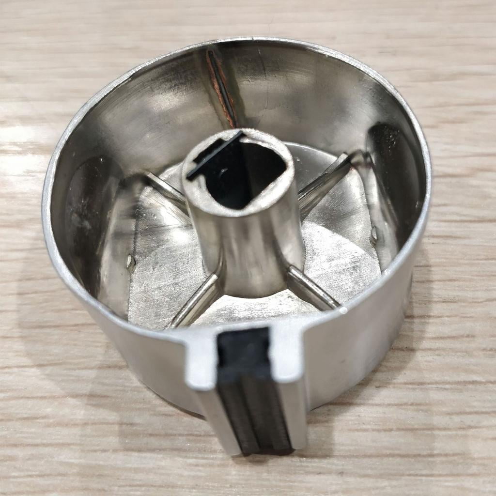 2pcs Gas Range Knob Set Zinc Alloy Rotary Control Accessories Fit for Cooking Appliances Kitchen Stove Household Ovens