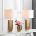 thumbnail image 7 of SAFAVIEH Alya 28 In. High Table Lamp, Brass Gold/White, Set of 2, 7 of 7