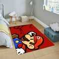thumbnail image 5 of LaModaHome Non-Slip Rug Super Mario Animated Rug: Kids Room Decor Washable Mat Child Stain Resistant Living Room Kitchen Carpet - Size: 4,9X3,3ft(150X100cm), 5 of 5