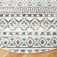 thumbnail image 3 of SAFAVIEH Sedona Brendanus Southwestern Area Rug, Ivory/Grey, 4' x 4' Round, 3 of 7