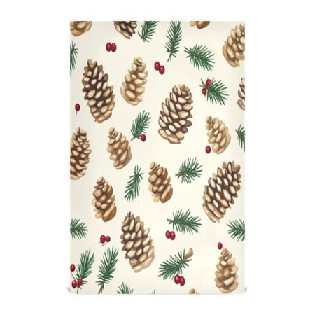 

Kitchen Towel 28x18 Inches x6，Plate Towel Decorative Towel Napkin Tea Towel Tea Towels For Kitchen Dish Cloths & Dish Towels Christmas Pine Cone1