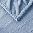 thumbnail image 3 of Serta Plush Heated Throw, 50x60", Light Blue, 3 of 10