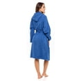 thumbnail image 5 of Women 100% Luxury Terry Shawl Cotton Hooded Toweling Bathrobe Spa, 5 of 6