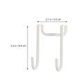 thumbnail image 2 of 2 Pcs Iron Door Hooks Japanese Style Door Hooks Useful Home Punch Free Hooks, 2 of 8